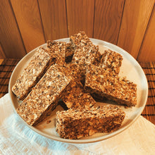 Load image into Gallery viewer, Almond Crunch Bars (Vegan, Dairy Free, No Refined Sugar. Gluten Free option)
